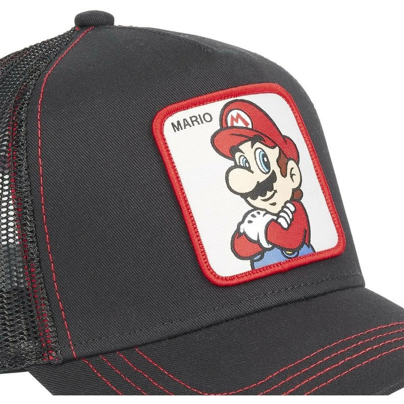 Cappellino da baseball nero di Mario