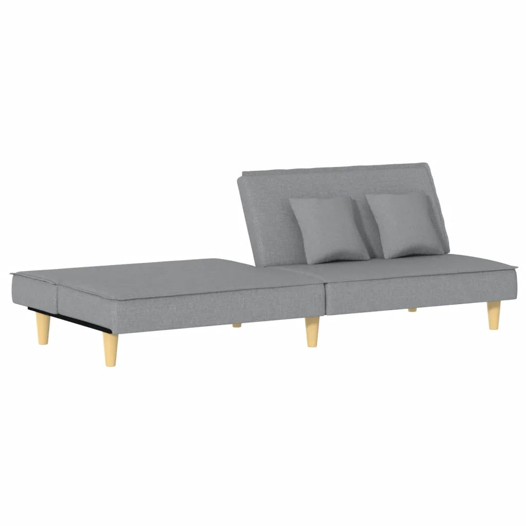 Divano letto-Sofa Letto-Daybed Grigio Chiaro in Tessuto 914989