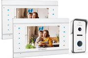 Intercom con Telecamera - 2 Grande Paratie Interni, Professionale, HD, Visione Notturna & Impermeabile - Intercom con Telecamera e Sistema di Comunicazione