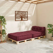 vidaXL Pouf Modulare Marrone Rossiccio 70x70x54 in Tessuto