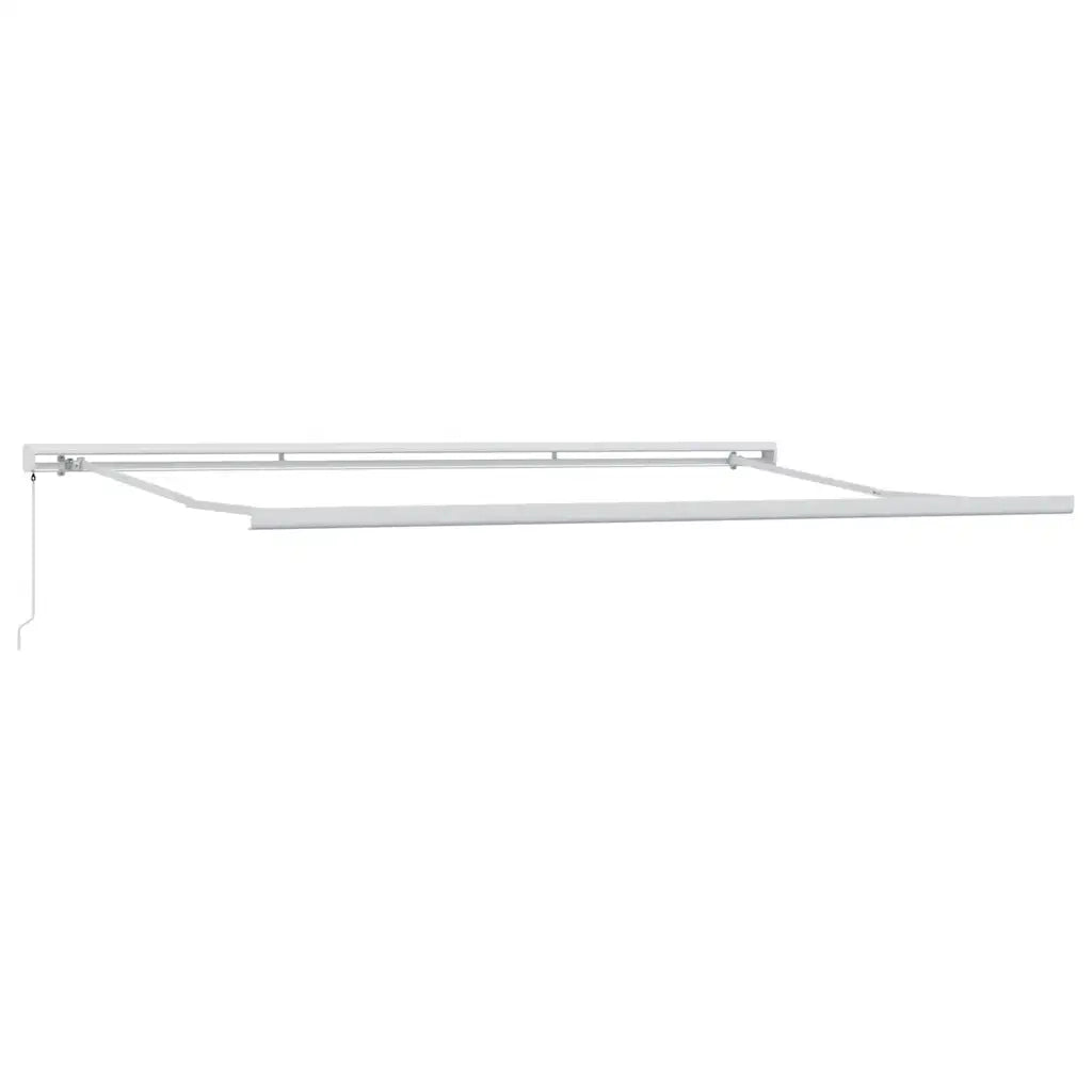Tenda Sole Retrattile Manuale 500x300 cm Marrone 3215722