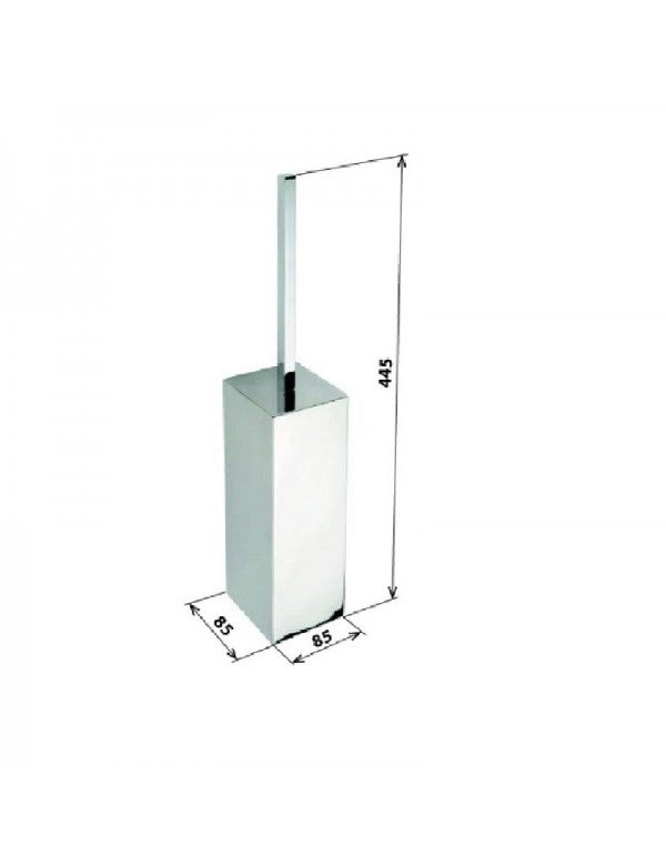 Scopino da fissare o da appoggio PLAZA 8,5x8,5x44,5 cm