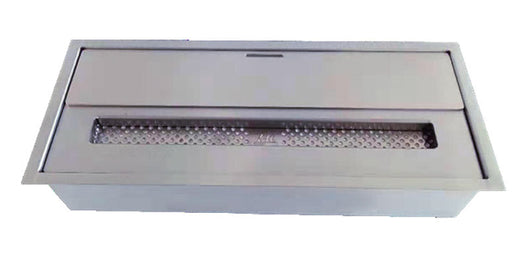 Bruciatore a Bioetanolo per Camini 45,7x18,7x9,5 cm 3,5L in Acciaio Inox