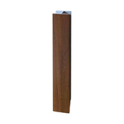 Giunzione lineare per zoccolo cucina PVC H 15 cm noce scuro GIUNZIONEH15NS