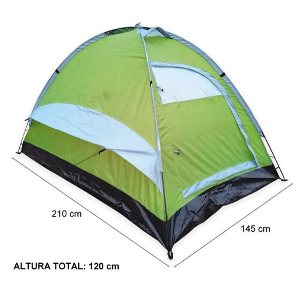 Trade Shop - Tenda Da Campeggio 210x140x120cm Leggera Portatile Borsa Con Maniglia Trasporto 016568 -
