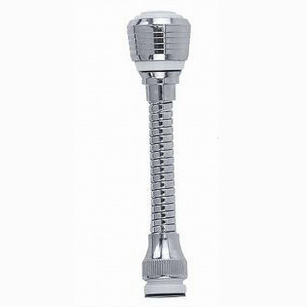 Trade Shop - Rompigetto Aeratore Per Rubinetto Lavello Cucina Cromato Flessibile 15 Cm 69252 -