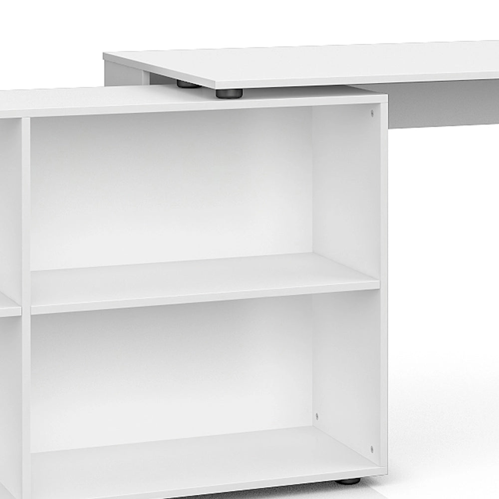 Vicco Scrivania angolare Bianco 137 x 60 cm