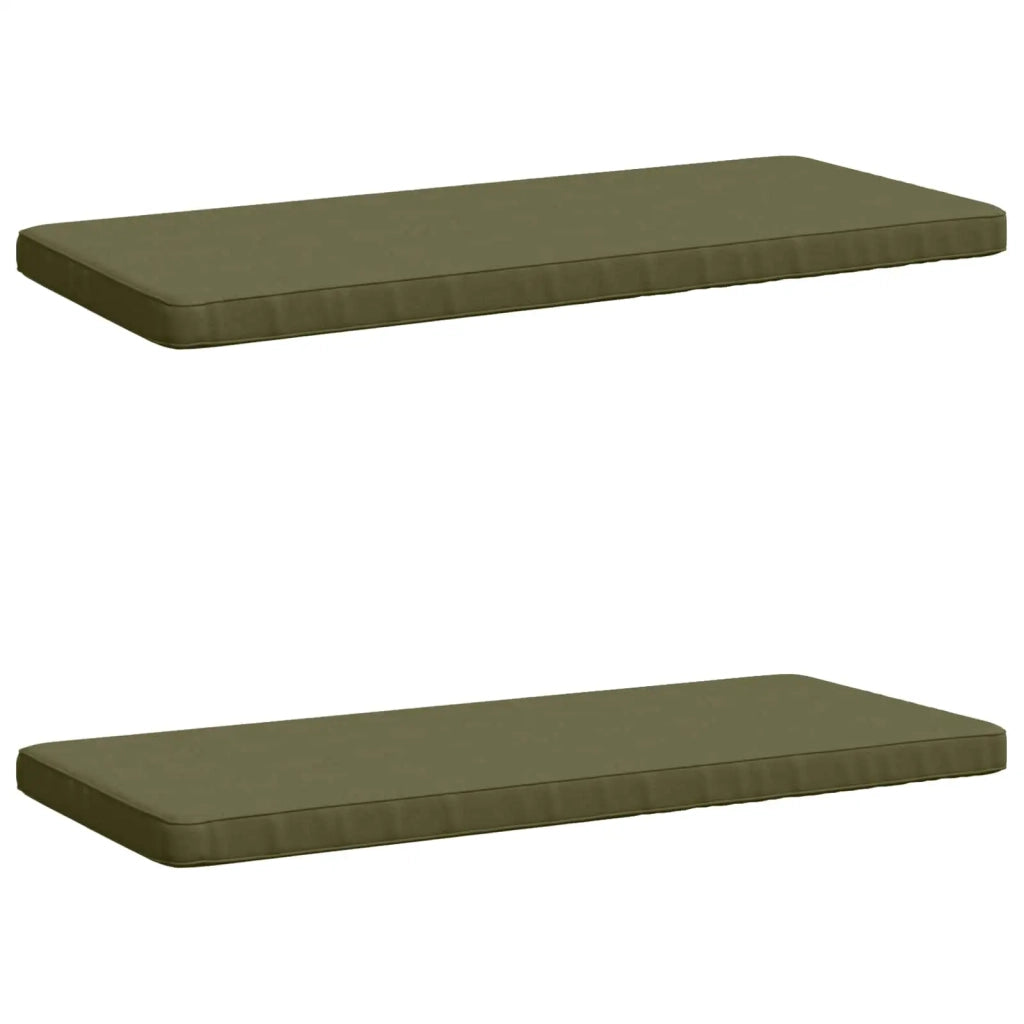 Cuscini per Panchina a 2 Pezzi VUGHT 2 pz 100% Poliestere 951865