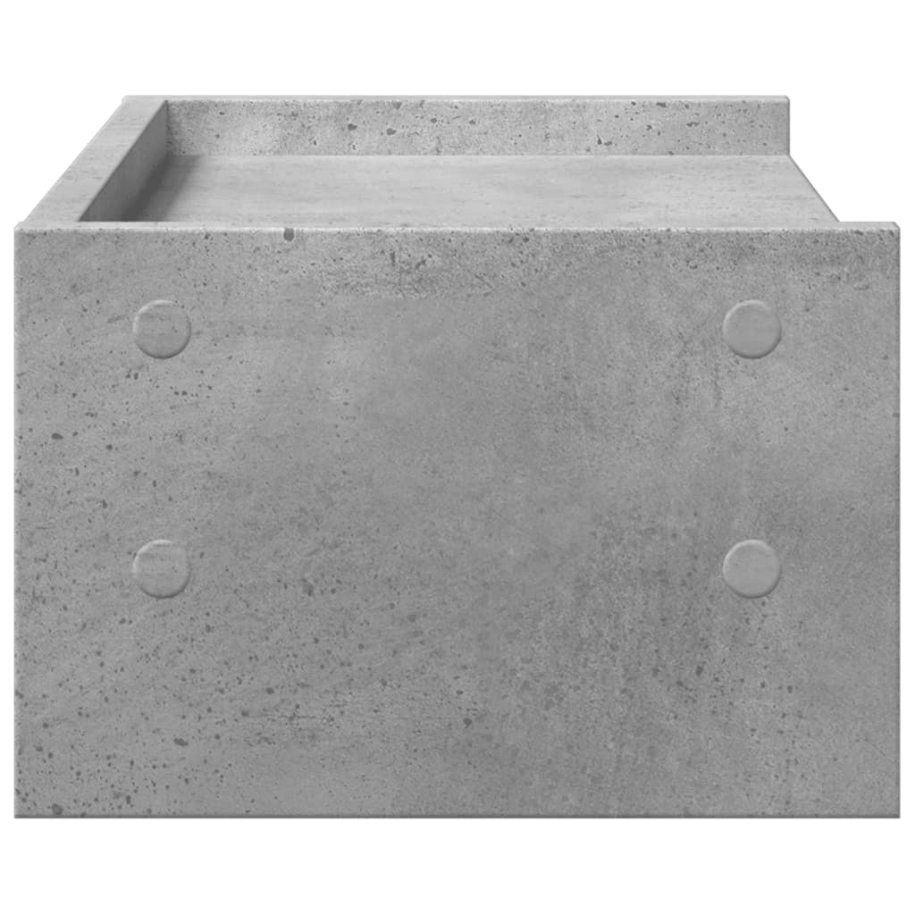 Supporto per monitor mobile da scrivania 42 x 24 x 16 cm legno ingegnerizzato grigio 02_0044866