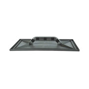 Frattone in plastica rinforzata nero : Dimensione - 15X45