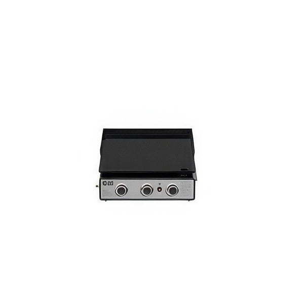 Barbecue a Gas da Tavolo con Piastra Plancha 53,5 x 36 cm e 3 Bruciatori 7,5 kW