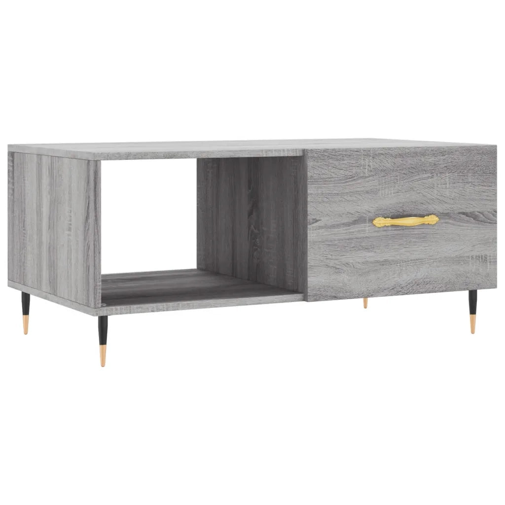 Tavolino da Salotto Grigio Sonoma 90x50x40 cm Legno Multistratocod mxl 104823