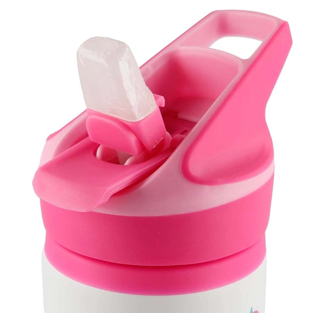 Borraccia 710ml con Sistema di Apertura Rapida Motivo geometrico in alluminio Rosa Minnie Mouse