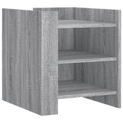 Comodino | Armadio da Notte | Mobiletto da notte Grigio Sonoma 45x50x50 cm in Truciolato