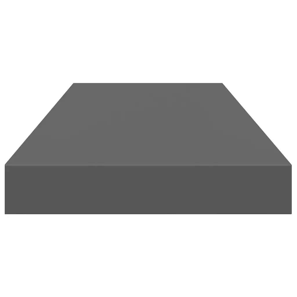 Scaffale a Parete Grigio Lucido 60x23,5x3,8 cm in MDF cod mxl 33489