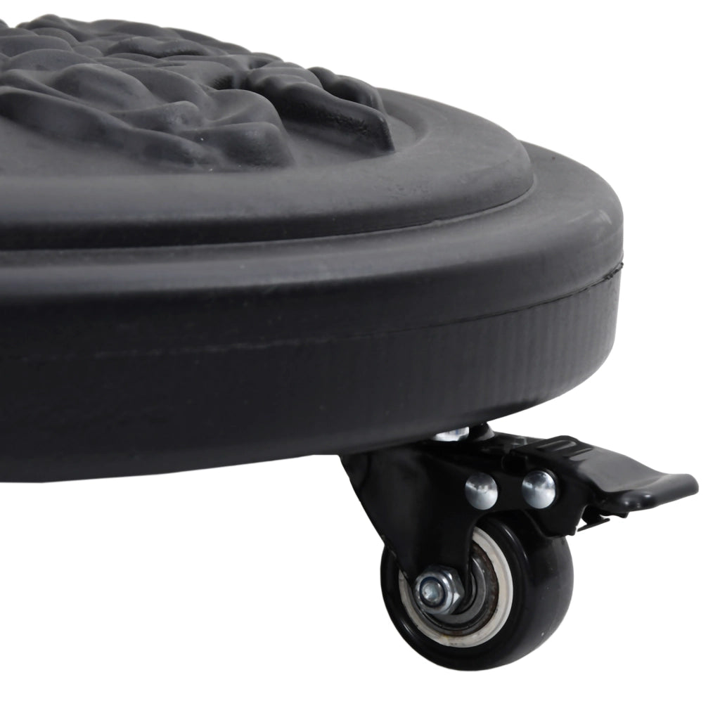 Base per parasol con ruote per pali Ã˜38-48 mm 13 kg Rotonda