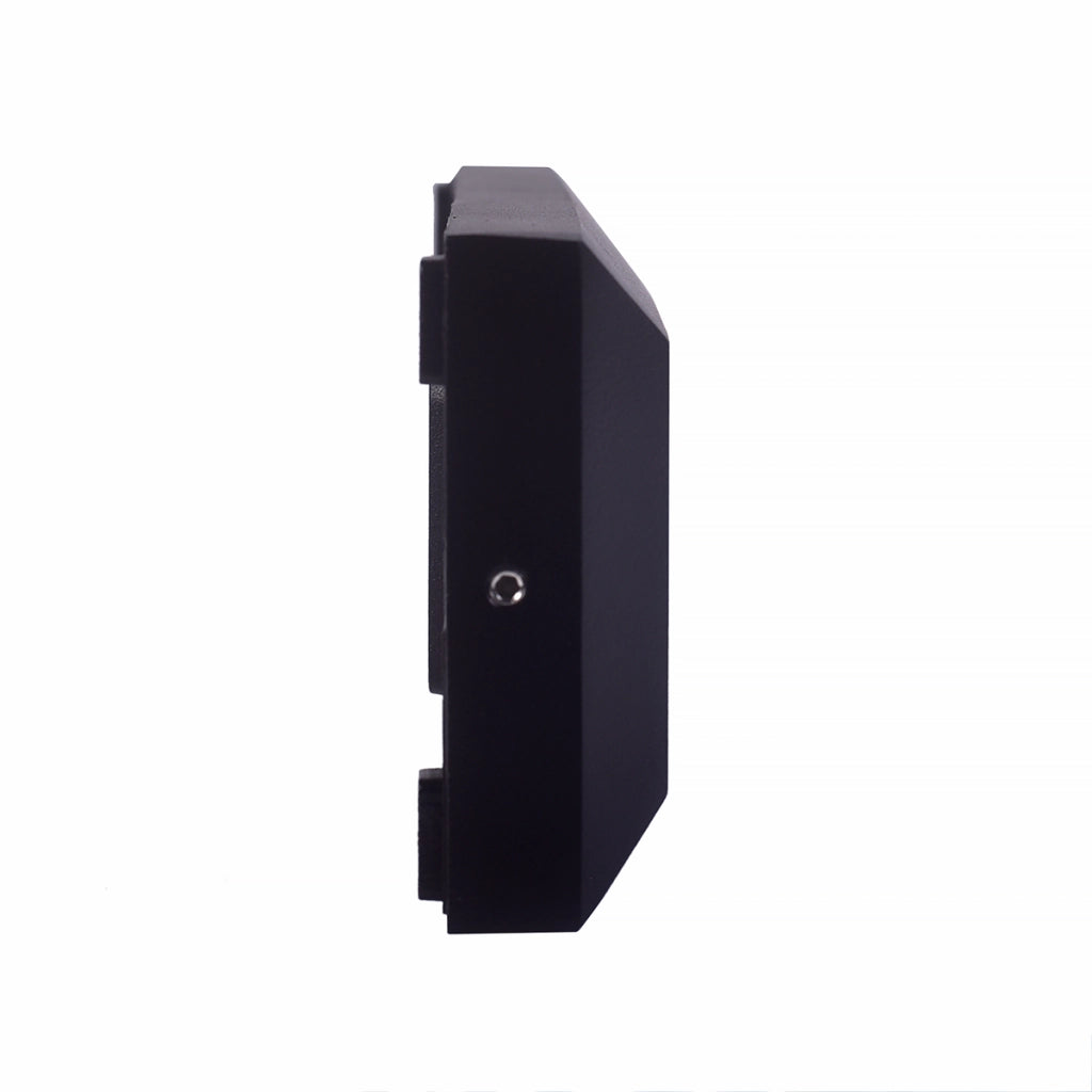 SEGNAPASSO LED A PARETE 5W NERO CON CCT SWITCH 3 TEMPERATURE COLORE IP65 - EFFICIENZA ENERGETICA E DESIGN MODERNO PER INTERNI ED ESTERNI