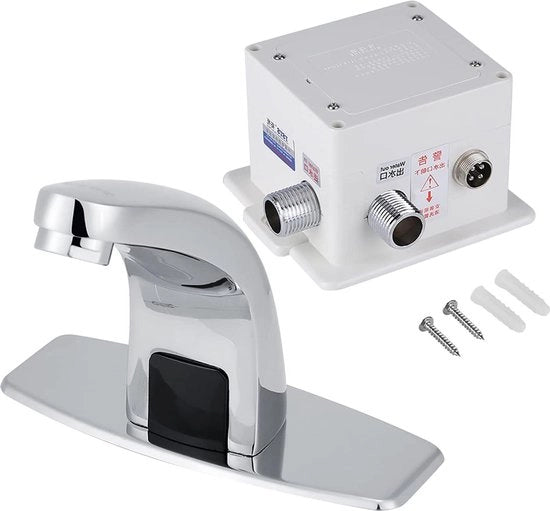 Sensore Infrarosso Automatico per Rubinetto della Vasca da Bagno - Rubinetto d'Acqua Fredda - Senza Contatto - Wc Bagno - Senza Mani