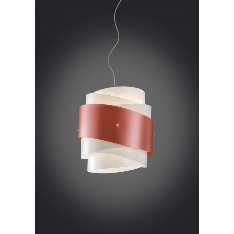 Lampadario a sospensione BEA una luce Rame diametro 40x h39 cm