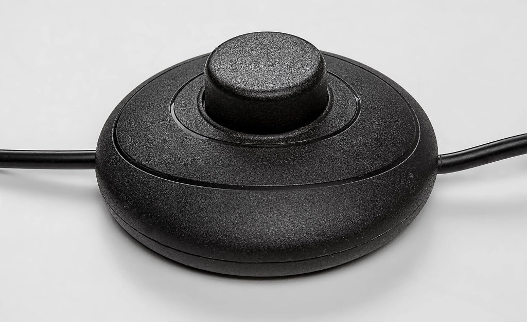 Lampada da terra LED 18W 3000K nera Rabalux Luigi 74005