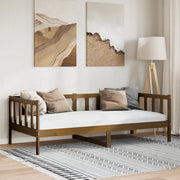 Dormeuse Marrone Miele in Legno Massello di Pino 90x200 cm cod mxl 59704