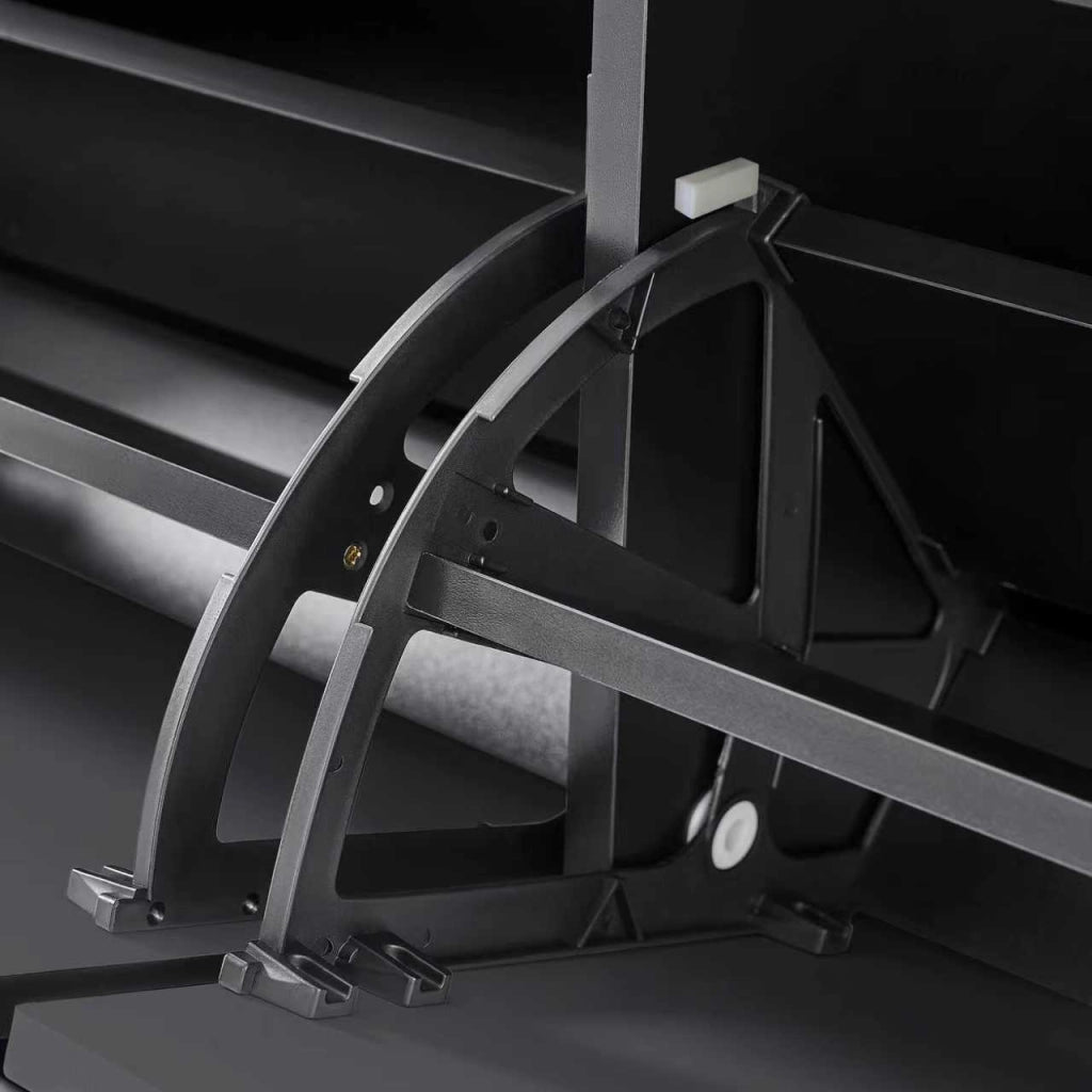 OKWISH Scarpiera con 6 Ribalte e Ripiani Aperti, Ripiani Regolabili, per Ingresso, in MDF, Nero 118×25×115 cm