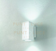 APPLIQUE PER ESTERNI NEVADA 2 LUCI ATTACCO GU10 BIANCO H.22,5CM