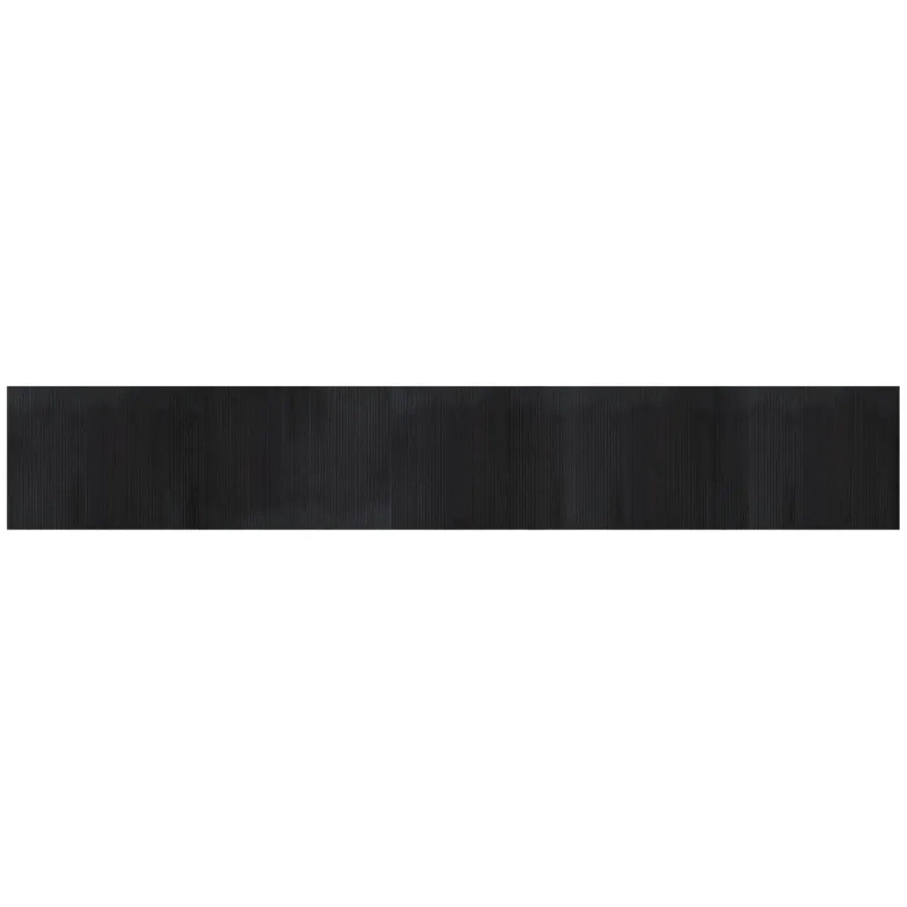 Tappeto Rettangolare Nero 80x500 cm in BambÃ¹
