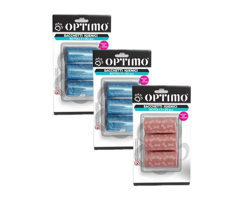 KIT SET 9 X 20 SACCHETTI IGIENICI PER ANIMALI MISURA MEDIA