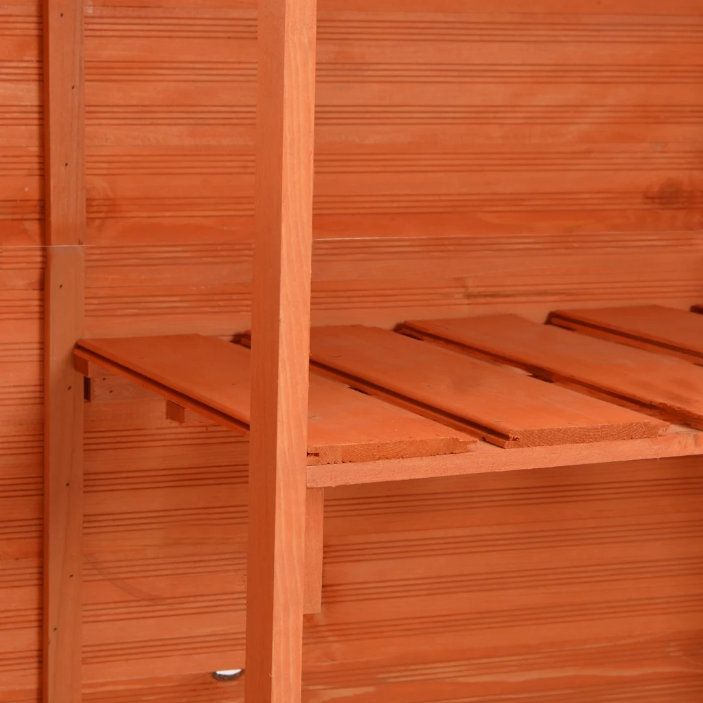 Capanno per Attrezzi in Legno 128x42x91 cm CFW5510242