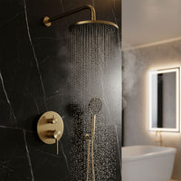 Set Doccia Da Incasso Rea Foster Brush Gold + Box