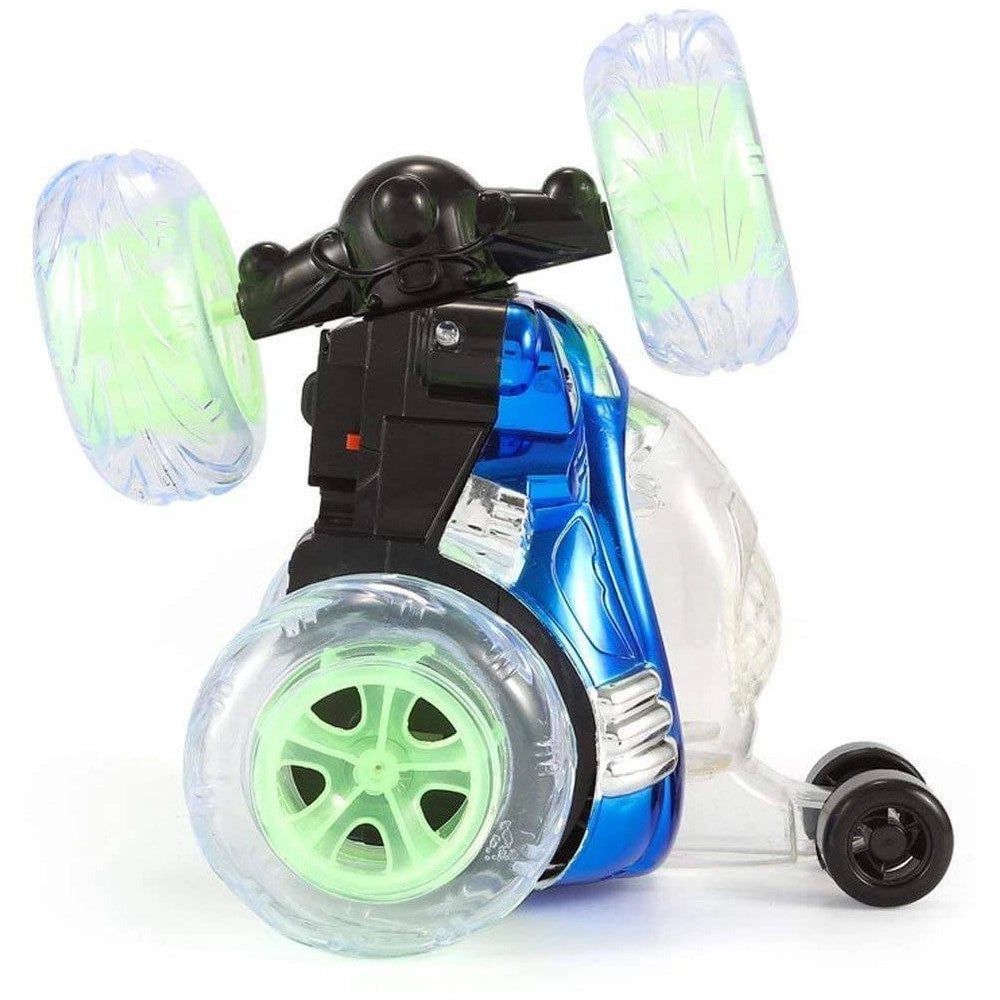 Trade Shop - Macchina Radiocomandata Rotazione A 360° Giocattolo Con Acrobazione Luci E Suoni -