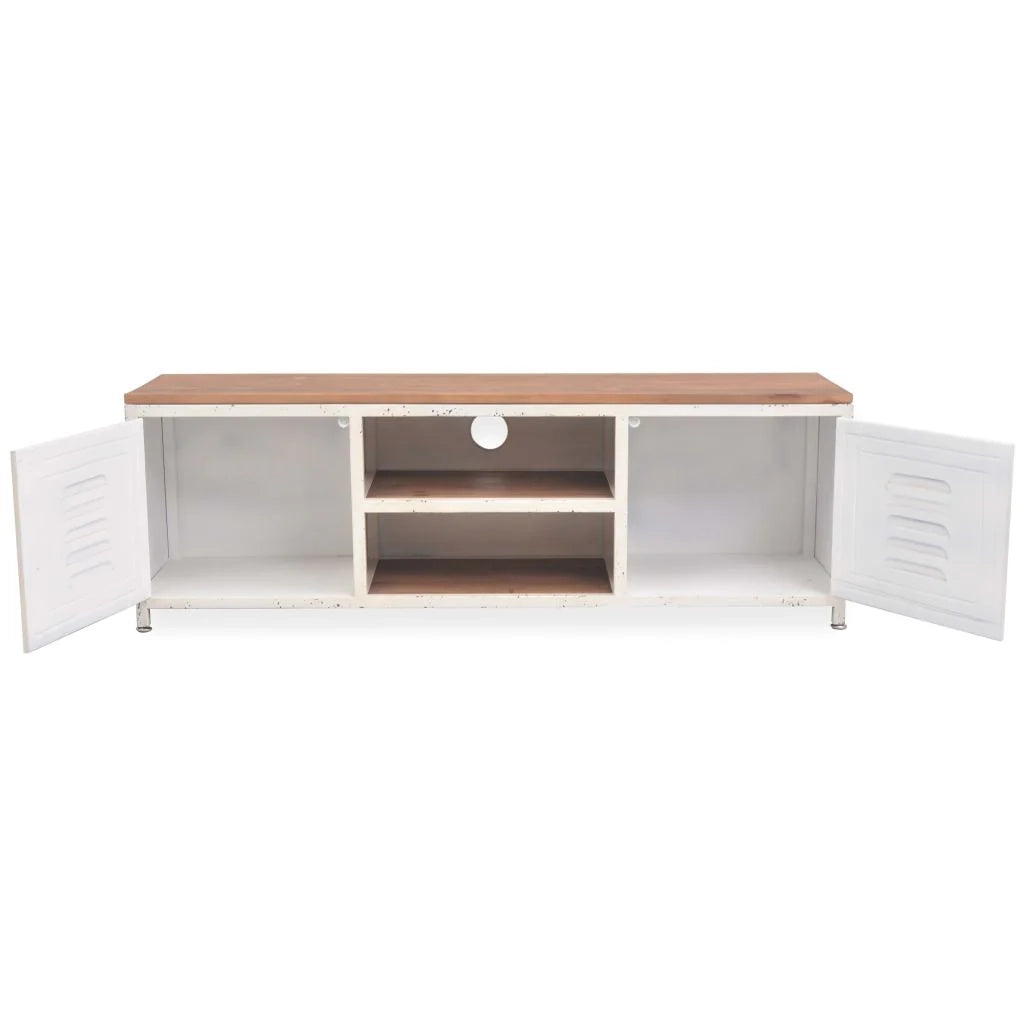 Mobile porta TV credenza design pratico mobile porta TV bianco da 120 cm 2502292