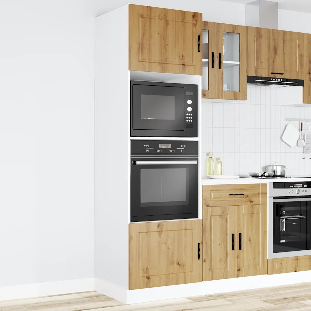 Pensile da cucina | Armadi Forno 2 pz Porto Rovere Artigianale in Legno Multistrato