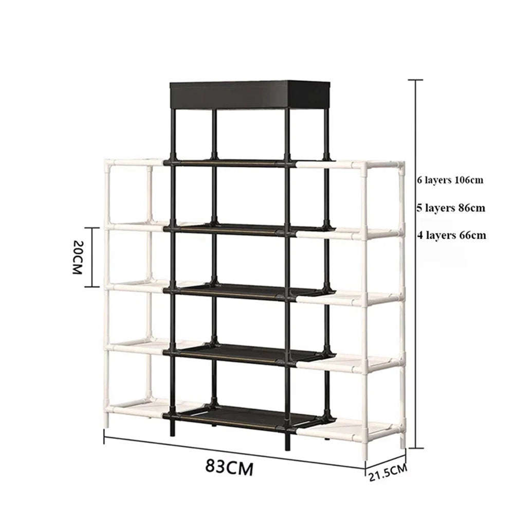 Trade Shop - Scarpiera Multistrato Organizzatore Salvaspazio Ingresso Design Compatto Funzionale -