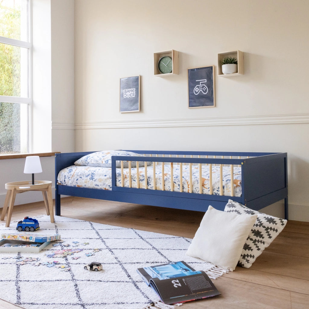 Letto per bambini 190x90cm blu scuro ADAM
