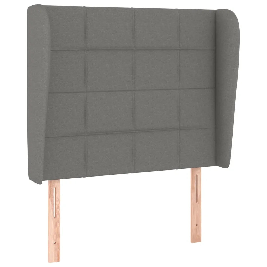 Giroletto a Molle con Materasso Grigio Scuro 80x200 cm Tessuto cod mxl 36207