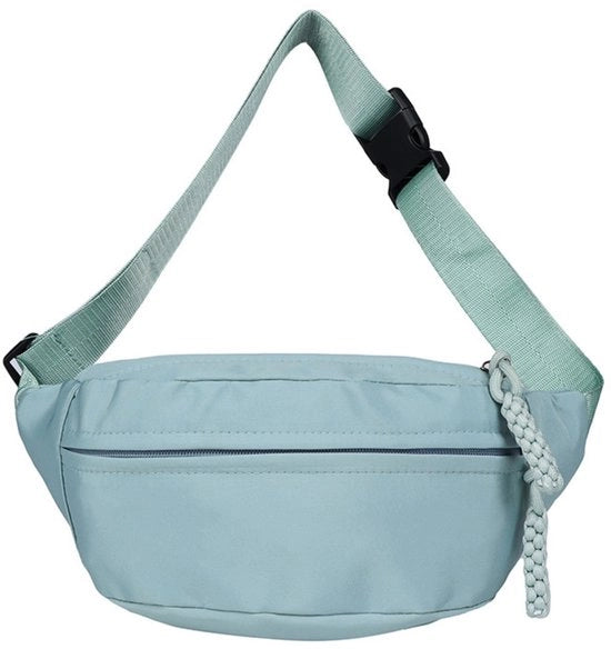 Borsa da spalla grande per donne - Borsa sport per uomini e donne - Borsa da spalla crossbody - Con cinturino regolabile - 2 tasche zip - Borsa da spalla leggera per uso quotidiano