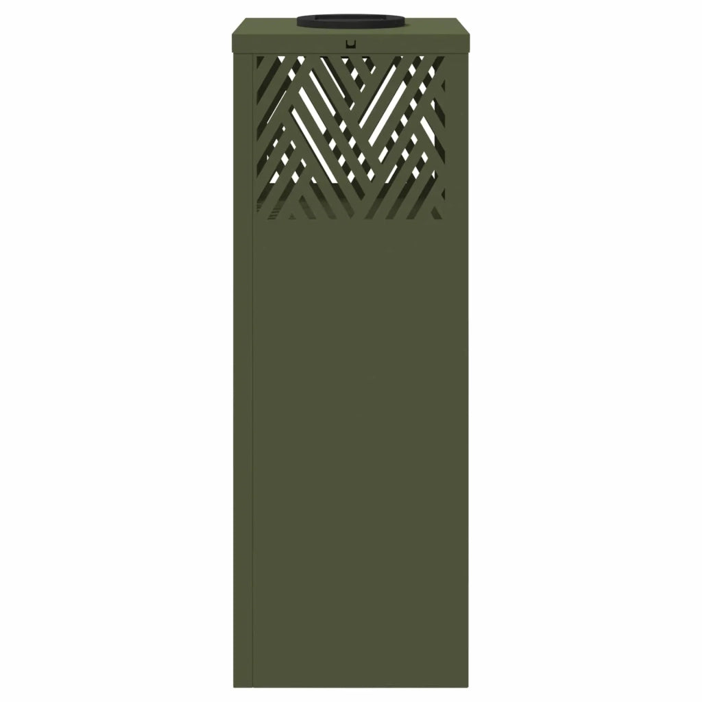 Faro LED solare per sentieri 2 pz Verde oliva CFW1729529