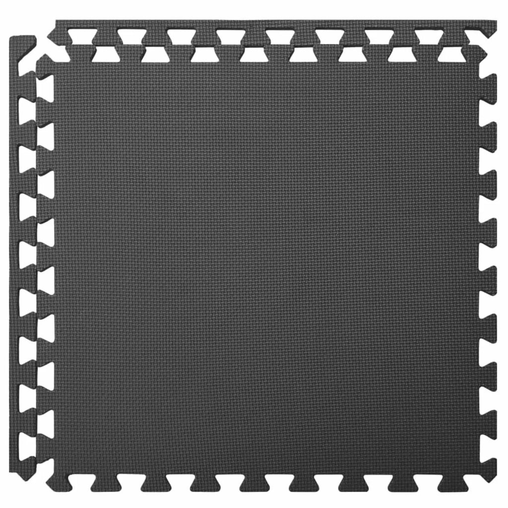 Tappetino per piscina 6 pcs Nero 2,16 ㎡ Schiuma EVA 3433268