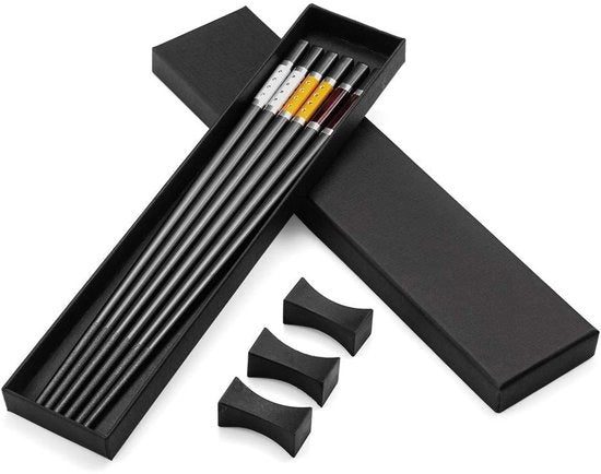 Eetstocchi di alta qualità - Eetstocchi supporto - Eetstocchi resistenti al lavastoviglie - Eetstocchi per bambini - Reutilizzabili - Lunghezza 24,3 cm - Spiedini di cibo