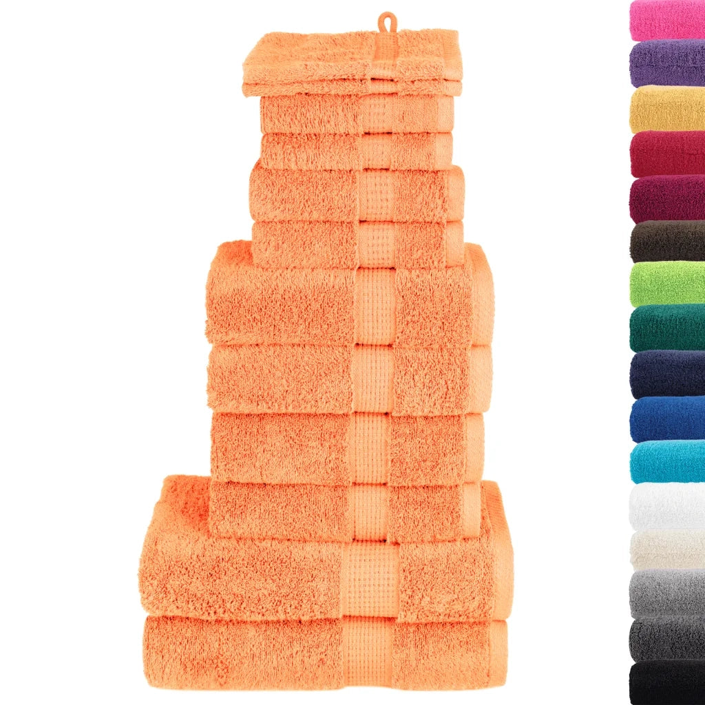 Set ASciugamani SOLUND 12 pz Arancioni 600 gsm 137580