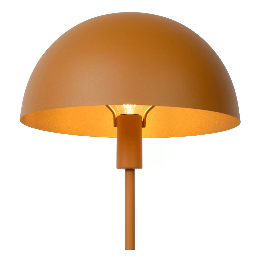 Lampada da tavolo gialla eclettica E14 Lucide Siemon