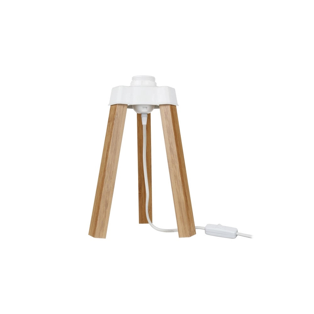 Lampada da tavolo treppiede legno colore rovere Piko MDL4767 22.5H