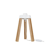 Lampada da tavolo treppiede legno colore rovere Piko MDL4767 22.5H