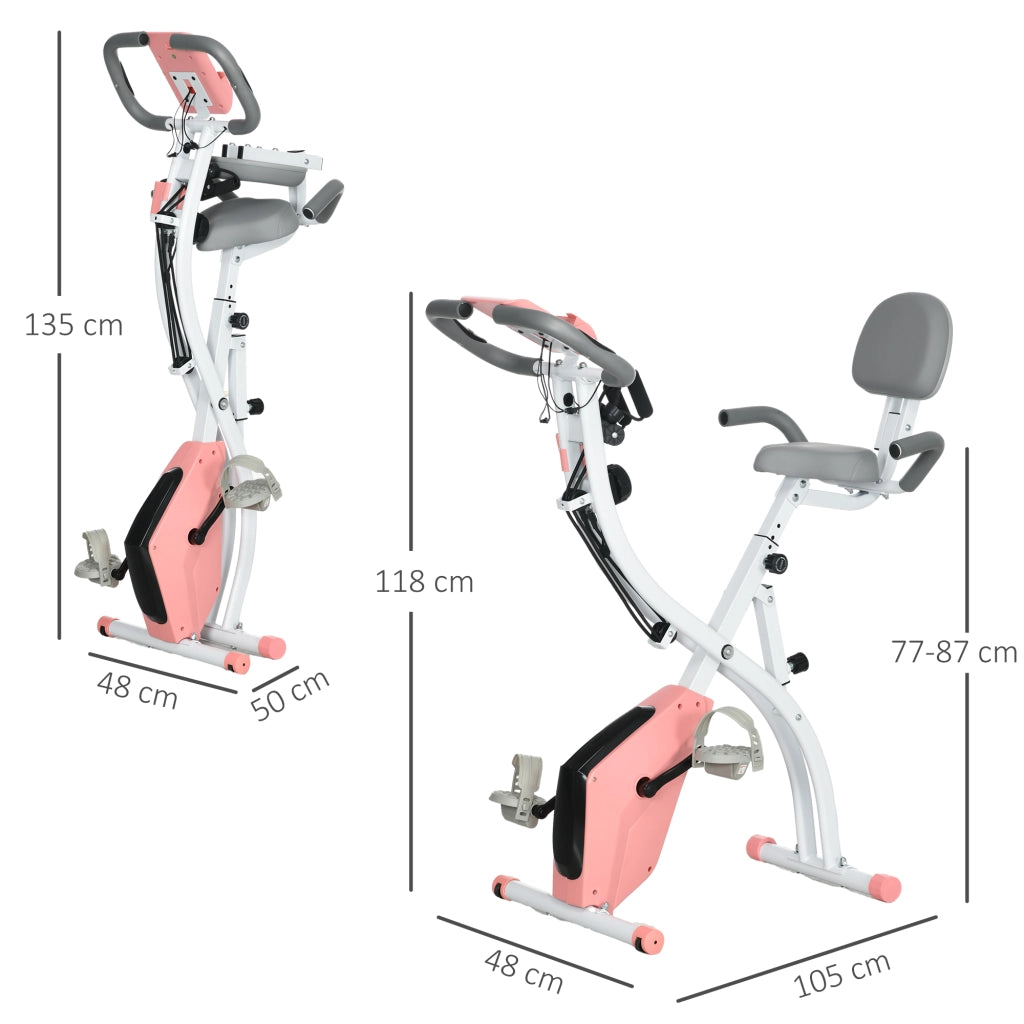 Bicicletta da camera pieghevole ¨C Zephmum ¨C Acero, rosa, bianco