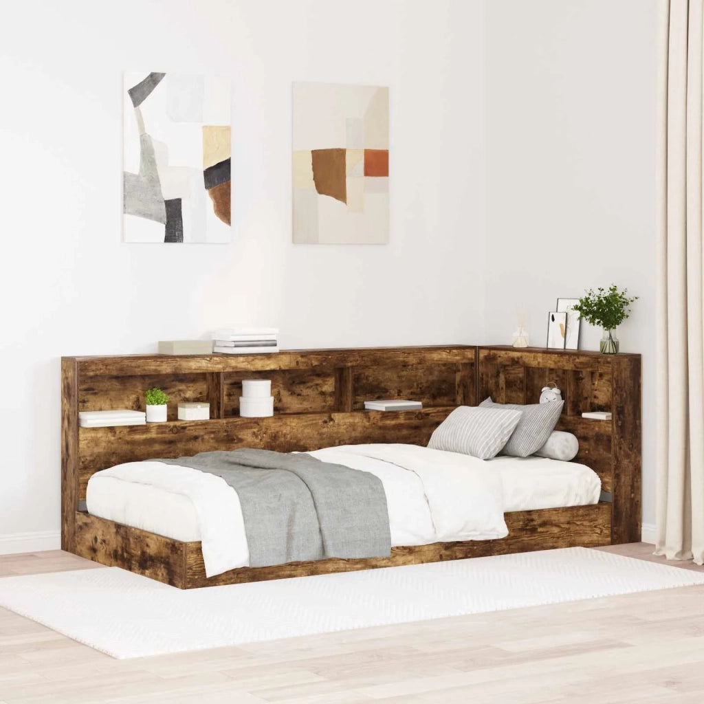 Testiera | Testata contenitore Rovere fum¨¦ 90 cm Legno multistrato