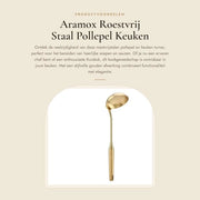 Turner per zuppa in acciaio inossidabile - Comfortevole impugnatura - Resistente e shockresistente - Accessori da cucina