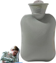 Oltre la pelle calda flacone di acqua calda per sollievo dal dolore - mantenimento del calore regalo per bambini adulti - dono di Natale invernale - 500 ml lichtgroen