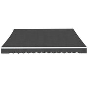 Tenda da Sole Pieghevole Manuale 500 cm Antracite 275569
